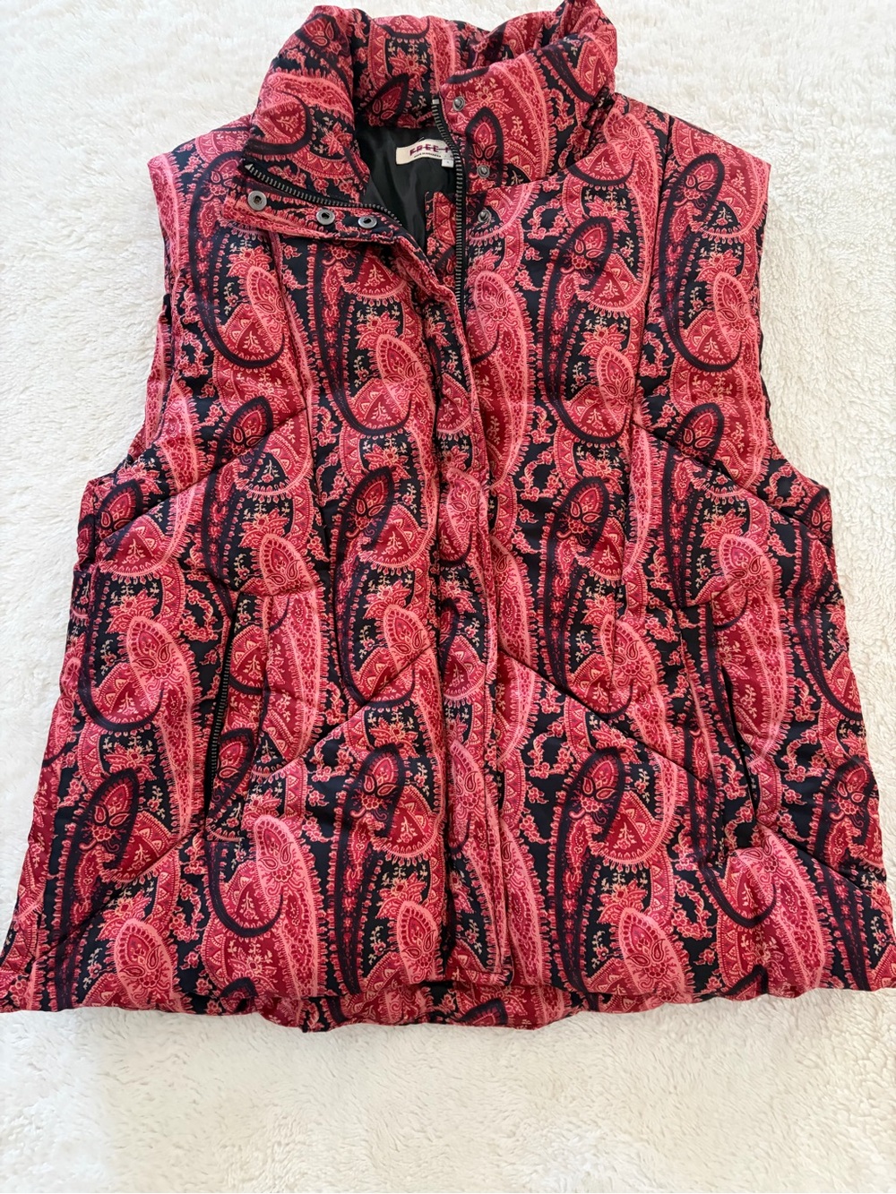Free people flora puffer vest